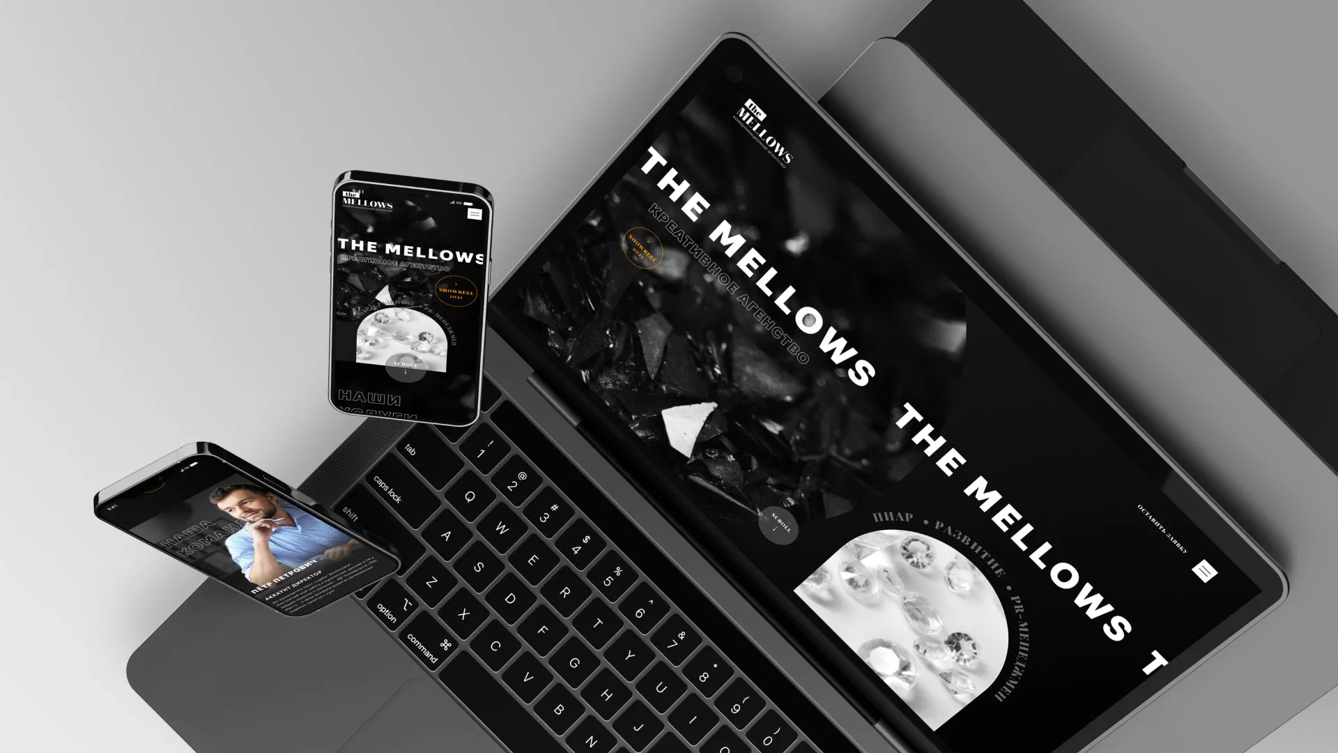 Разработка сайта креативного агентства «The Mellows» в Партизанске